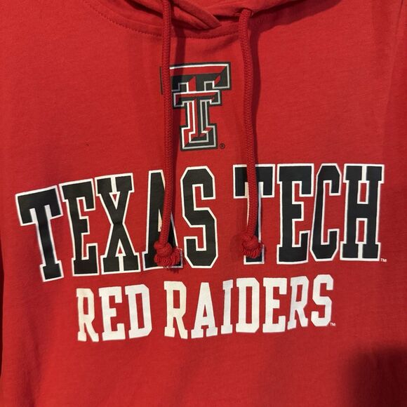 Champion Texas Tech Red Raiders Powerblend Small Pullover Hoodie Sweatshirt - Picture 2 of 7